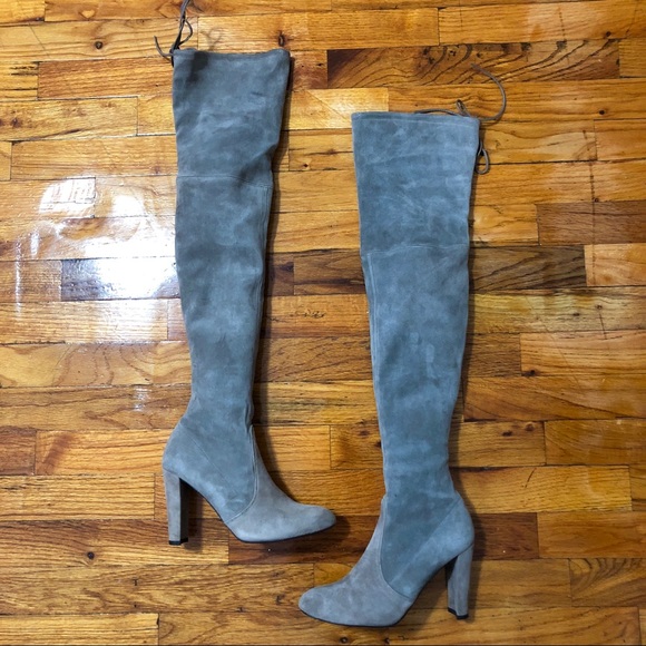 Stuart Weitzman Shoes - Stuart Weitzman Highland Boots In Grey